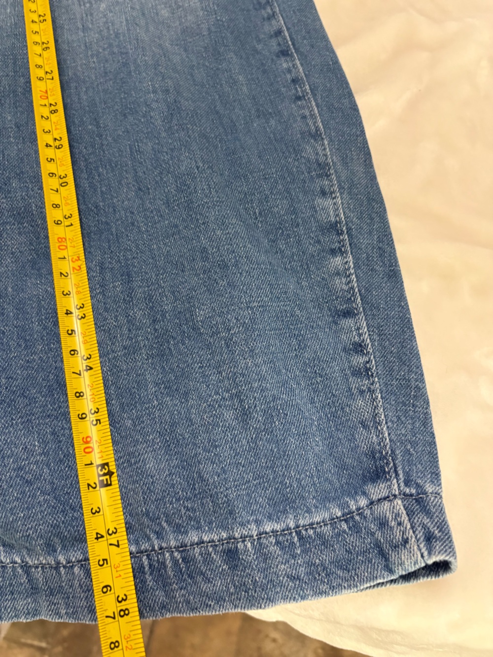 GAP High Rise Easy Barrel Jeans Medium Indigo Size M scandi model off duty - Picture 13 of 15